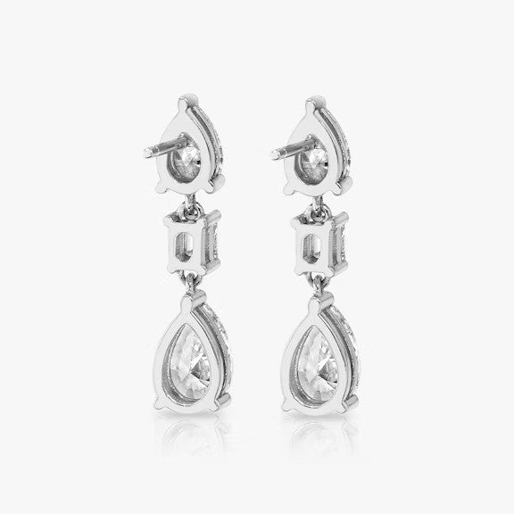 Gorgeous Drop Lab Grown Diamond Earrings