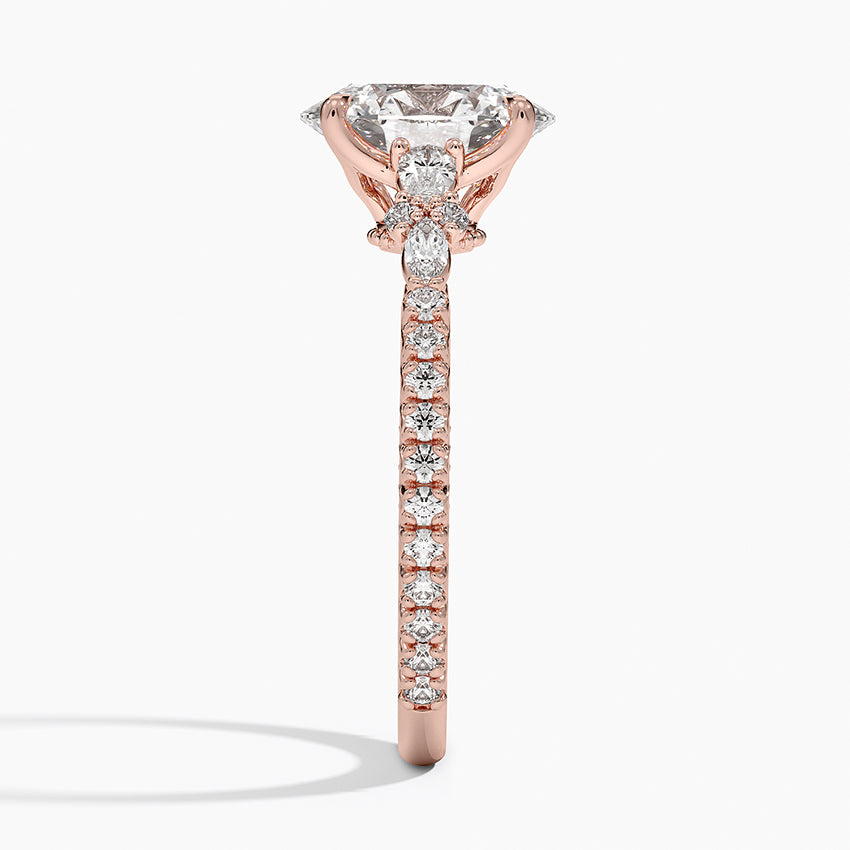 Roseline Oval Lab Grown Diamond Engagement Ring