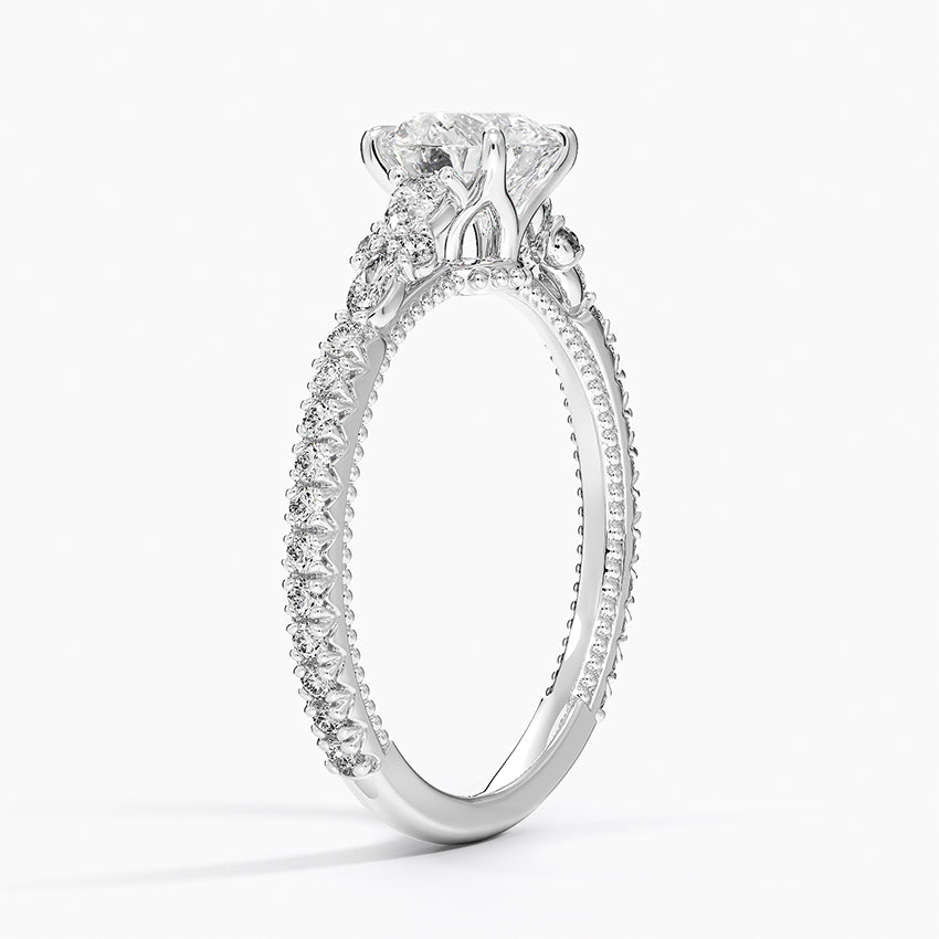 Roseline Round Lab Grown Diamond Engagement Ring