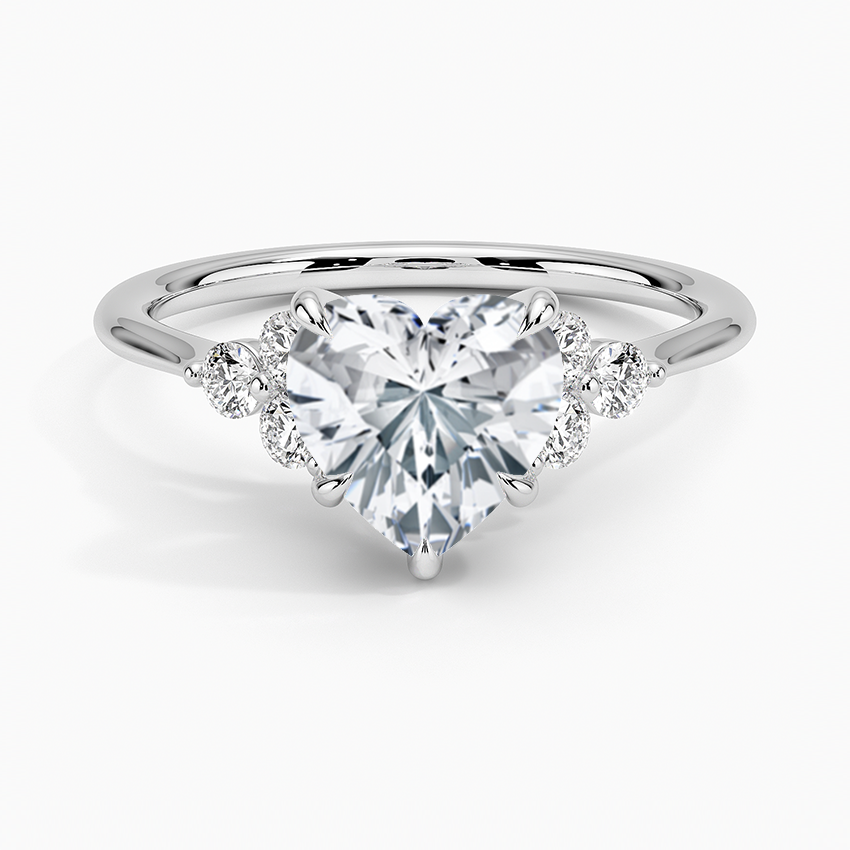 Opulence Heart Lab Grown Diamond Engagement Ring