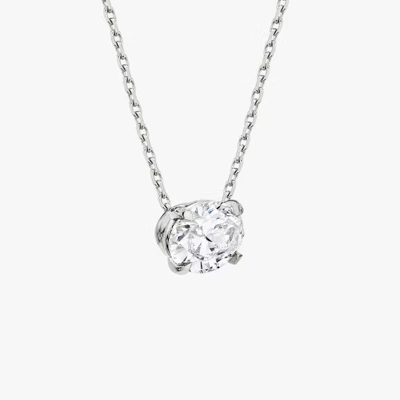 Oval Lab Grown Diamond Pendant