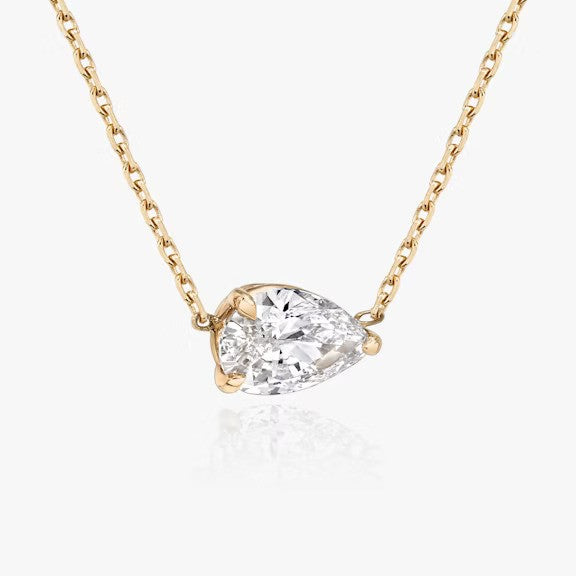 Pear Lab Grown Diamond Pendant