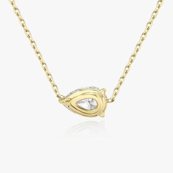 Pear Lab Grown Diamond Pendant