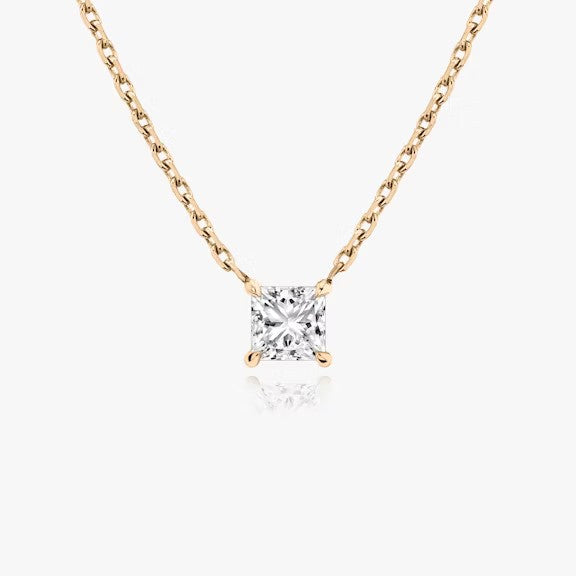Princess Lab Grown Diamond Pendant