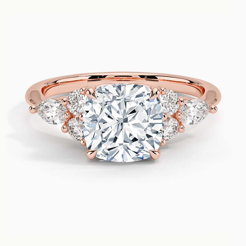 Nazia Cushion Lab Diamond Engagement Ring