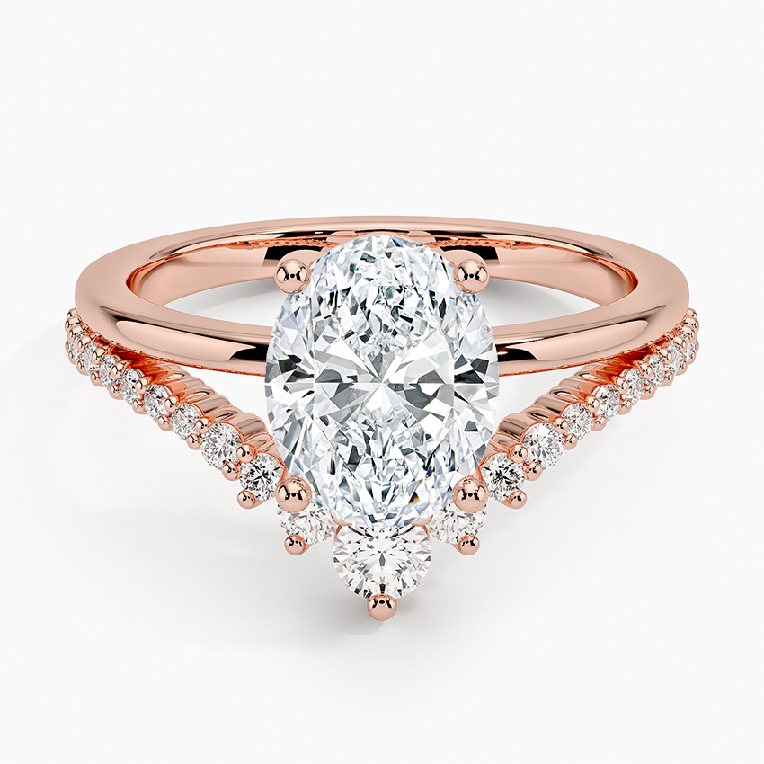 Asma Oval Lab Grown Diamond Engagement Ring