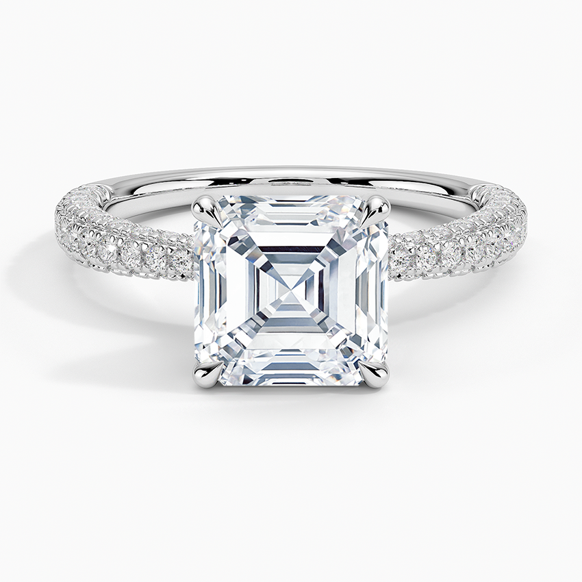 Patricia Asscher Lab Grown Diamond Engagement Ring