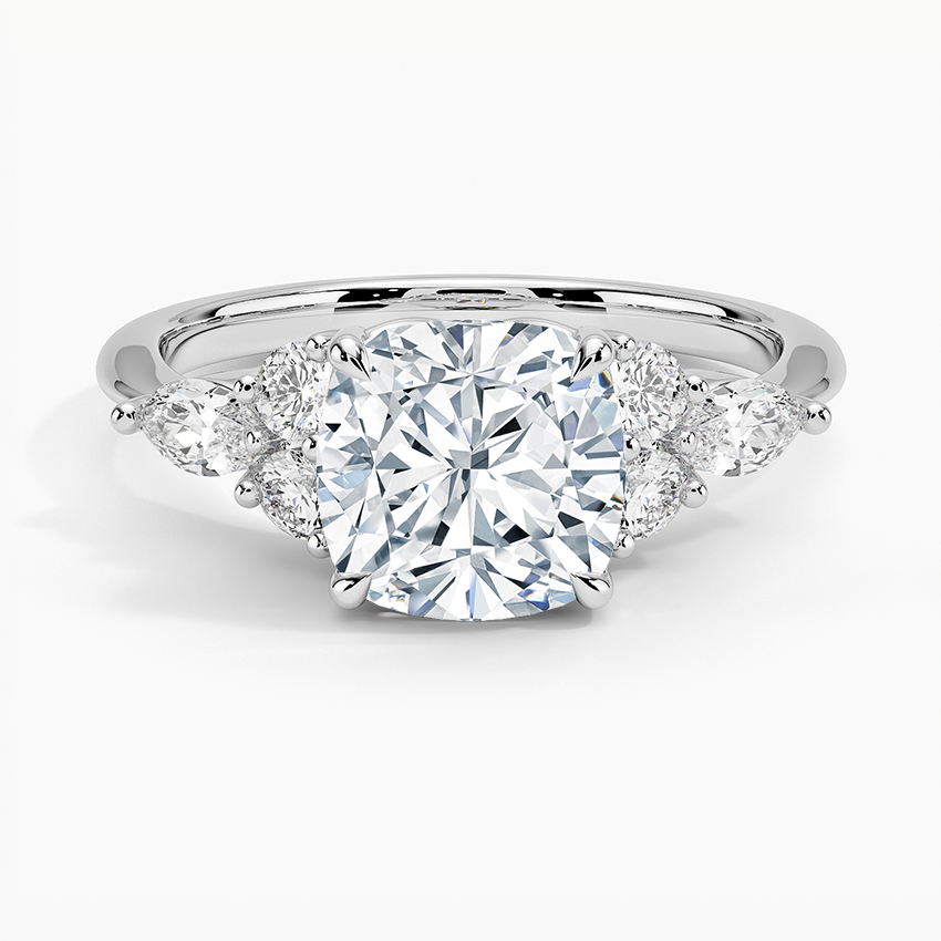 Nazia Cushion Lab Diamond Engagement Ring