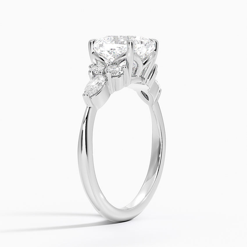 Nazia Cushion Lab Diamond Engagement Ring