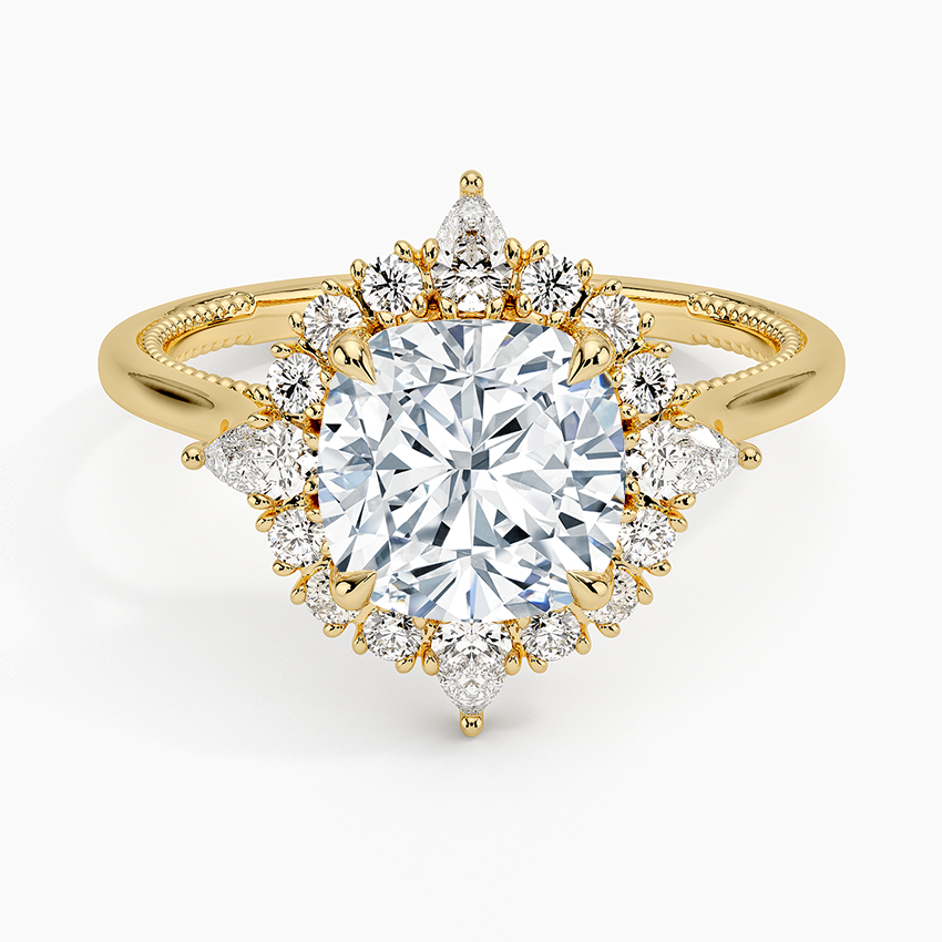 Delilah Cushion Lab Grown Diamond Engagement Ring