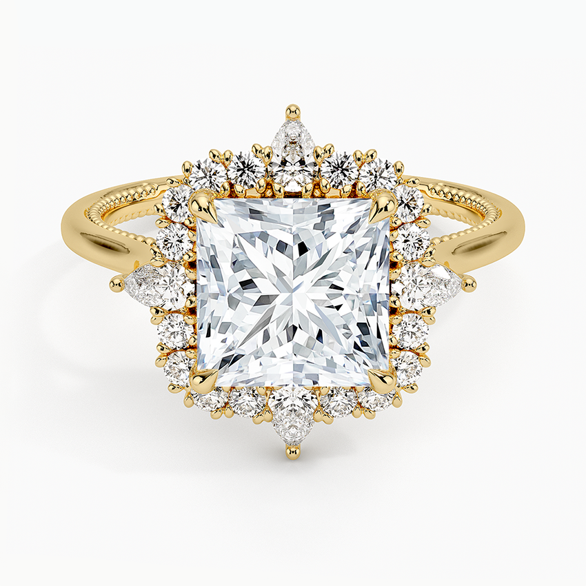 Delilah Princess Lab Grown Diamond Engagement Ring