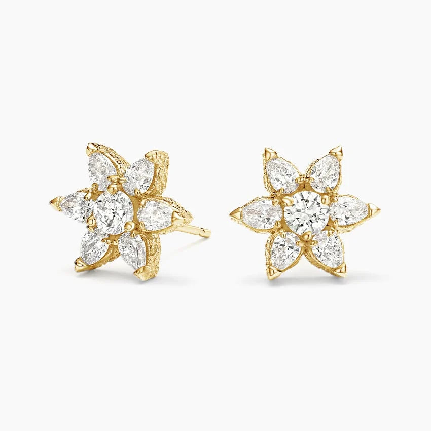 Full Bloom Lab Diamond Earrings