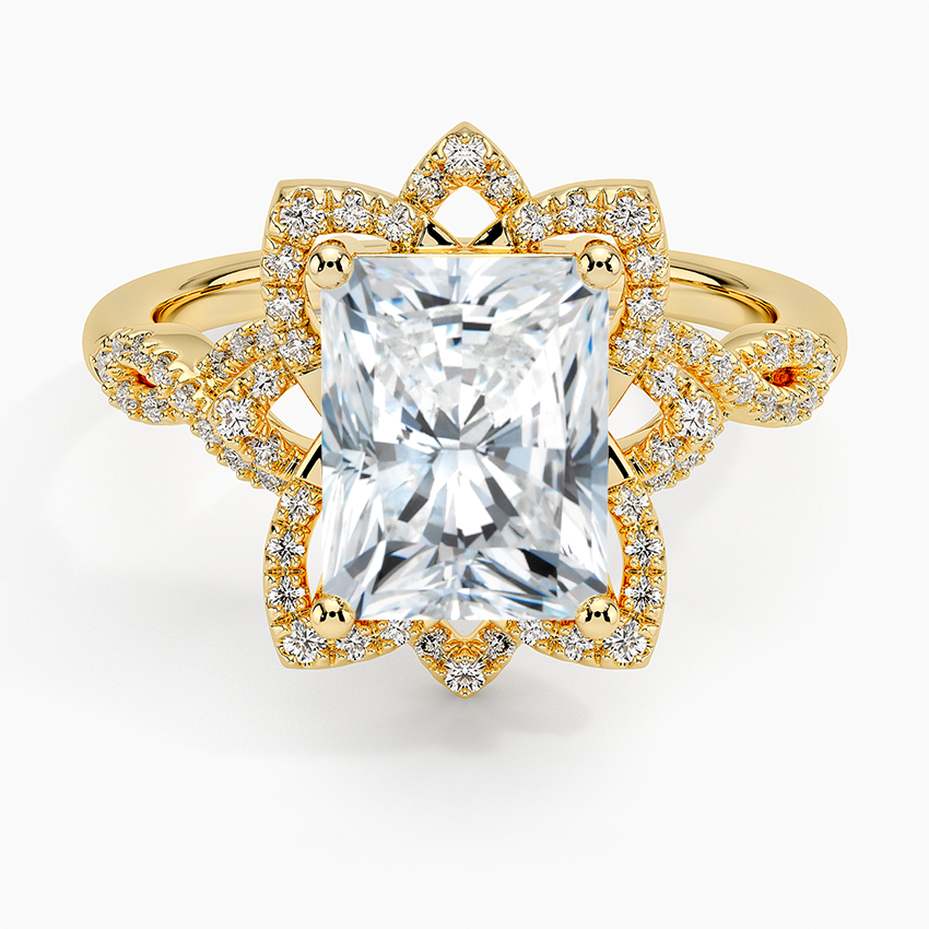 Lilian Radiant Lab Grown Diamond Engagement Ring