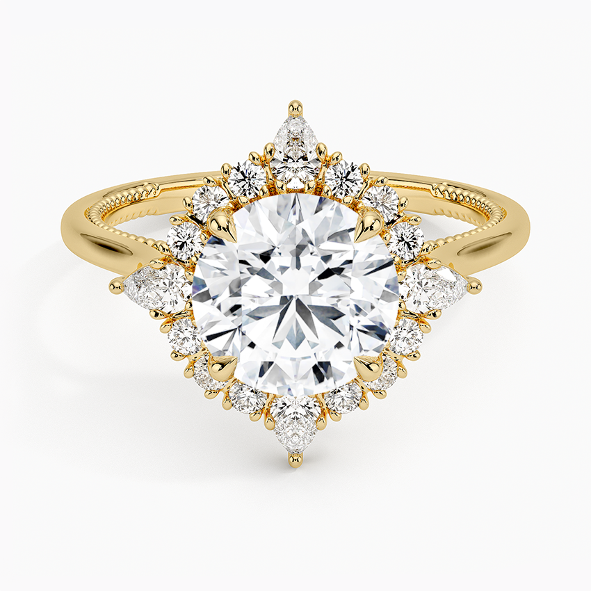 Delilah Round Lab Grown Diamond Engagement Ring