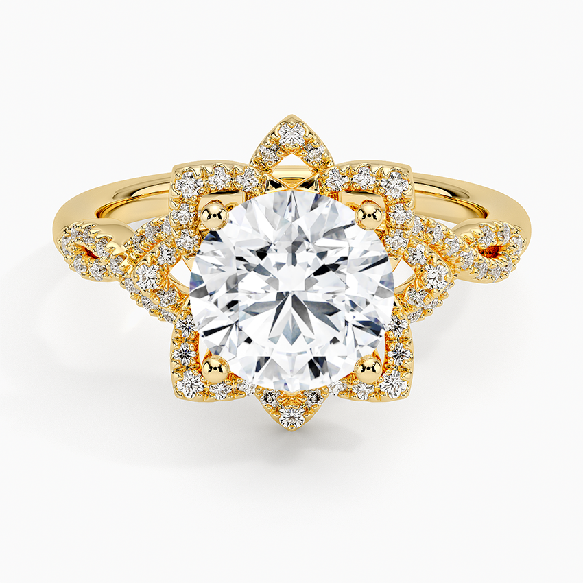 Lilian Round Lab Grown Diamond Engagement Ring