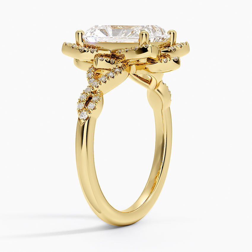 Lilian Radiant Lab Grown Diamond Engagement Ring