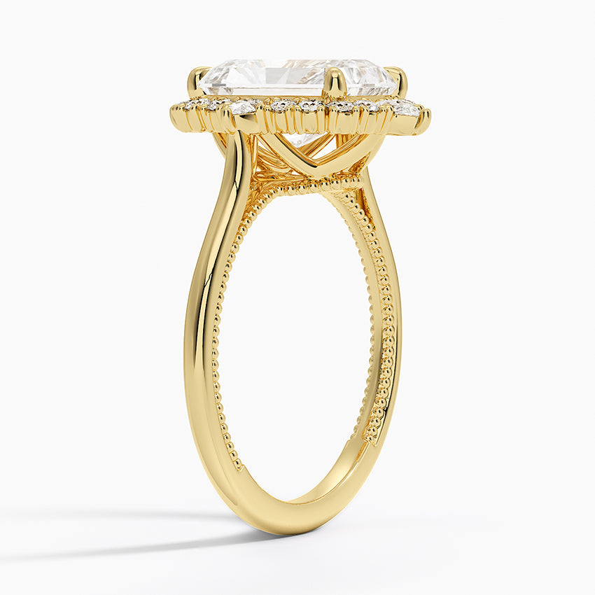 Delilah Radiant Lab Grown Diamond Engagement Ring