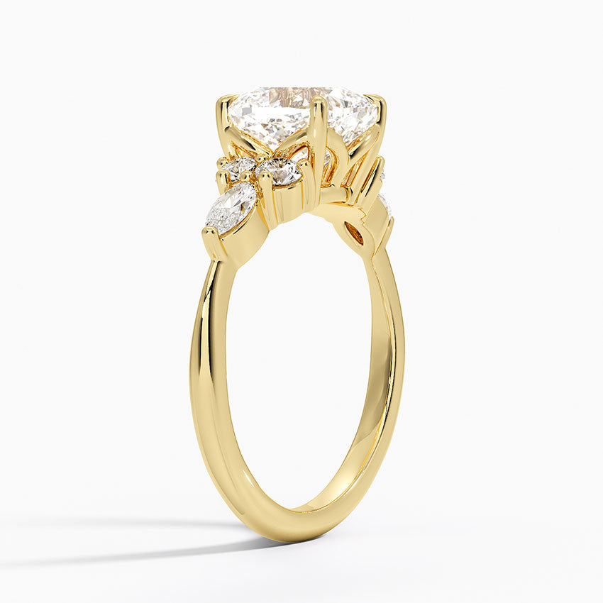 Nazia Cushion Lab Diamond Engagement Ring