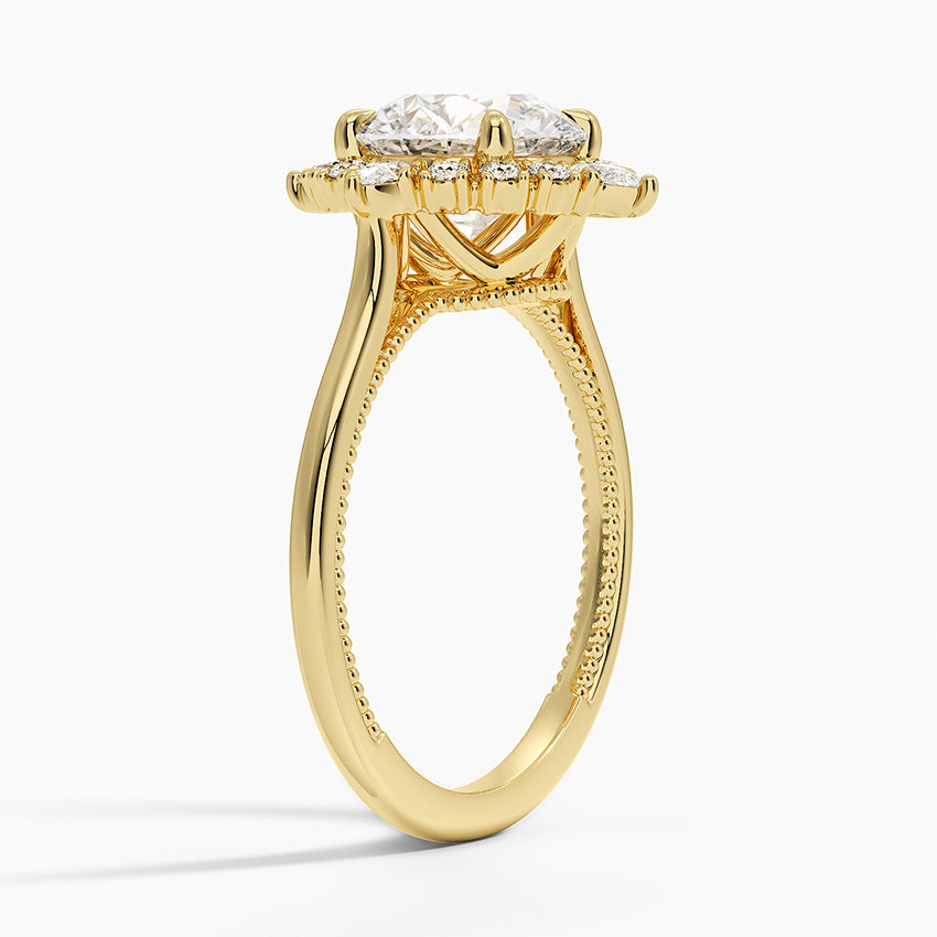 Delilah Round Lab Grown Diamond Engagement Ring