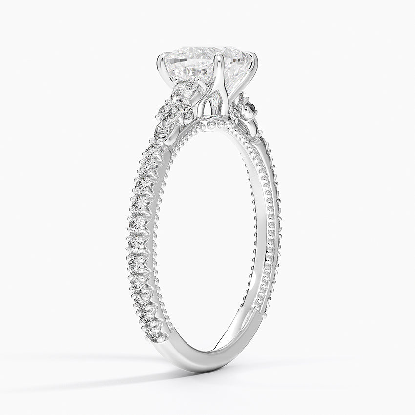 Roseline Cushion Lab Grown Diamond Engagement Ring