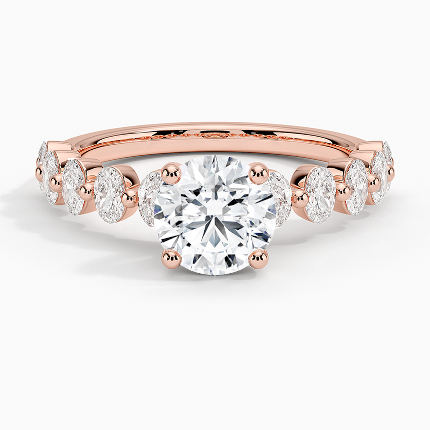 Elvaan Round Lab Grown Diamond Engagement Ring