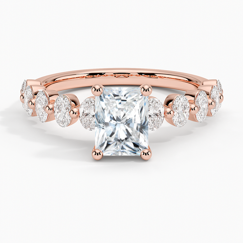 Elvaan Radiant Lab Grown Diamond Engagement Ring