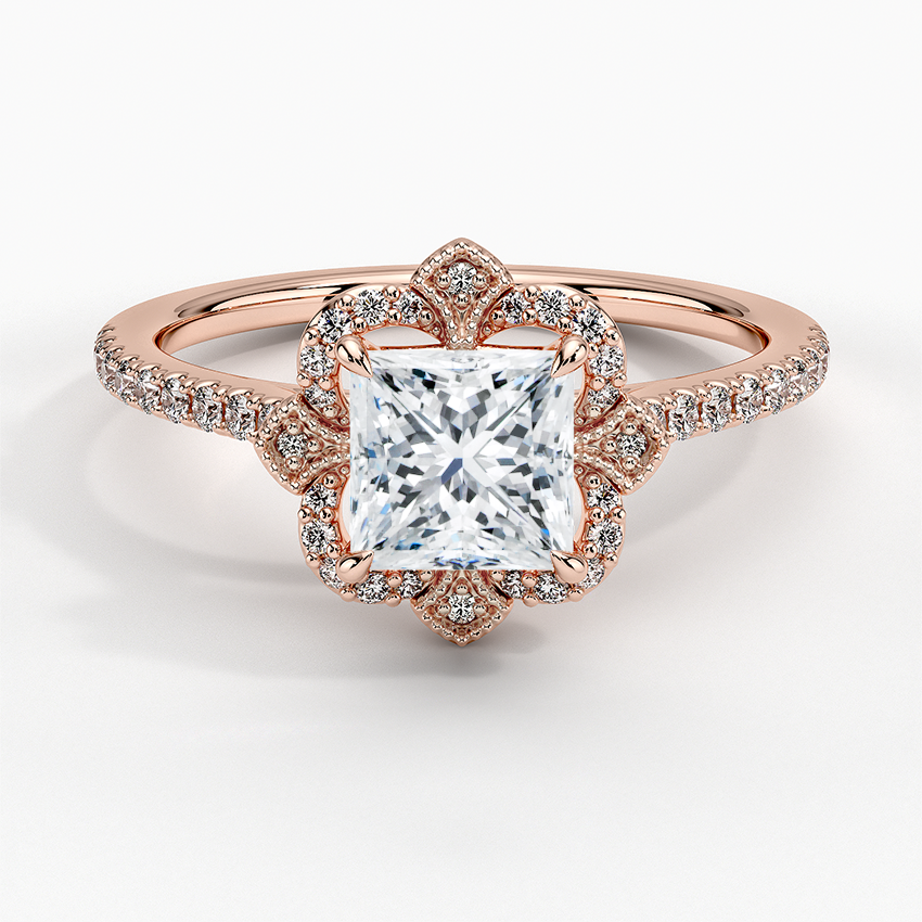 Rasica Princess Lab Grown Diamond Engagement Ring