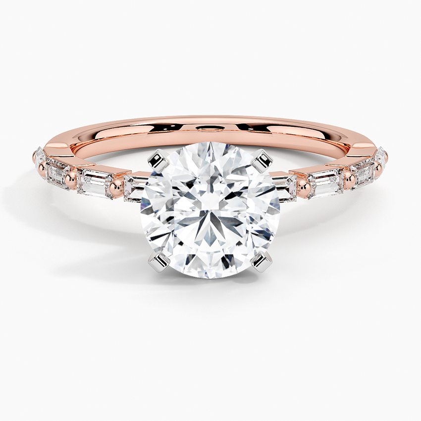 Barica Round Lab Grown Diamond Engagement Ring