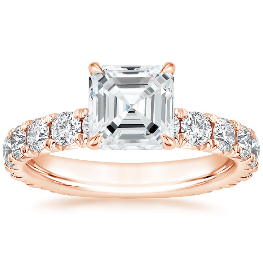 Elsa Asscher Lab Grown Diamond Engagement Ring