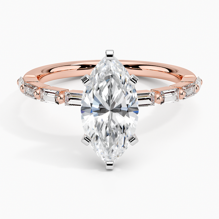 Barica Marquise Lab Grown Diamond Engagement Ring