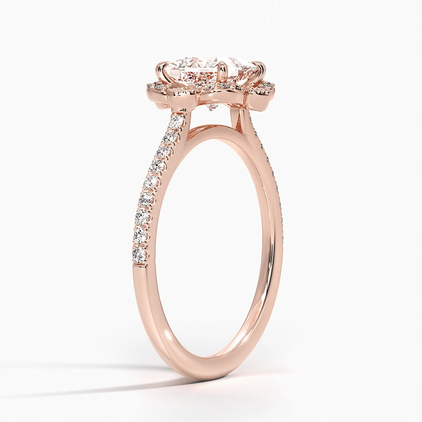 Rasica Princess Lab Grown Diamond Engagement Ring