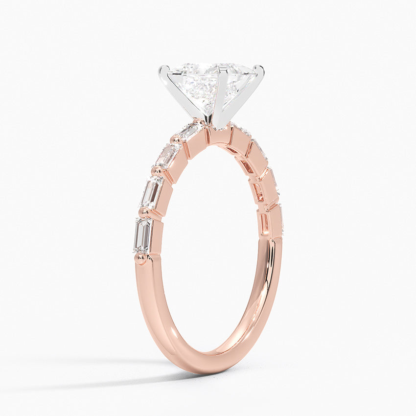 Barica Princess Lab Grown Diamond Engagement Ring