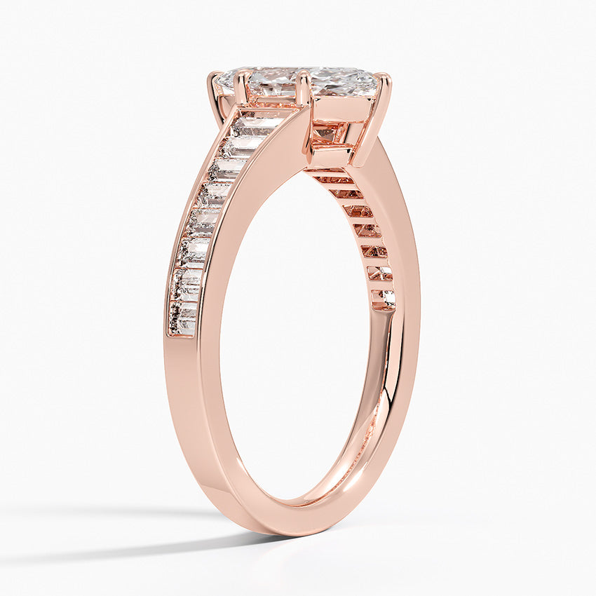 Anamica Marquise Lab Grown Diamond Engagement Ring