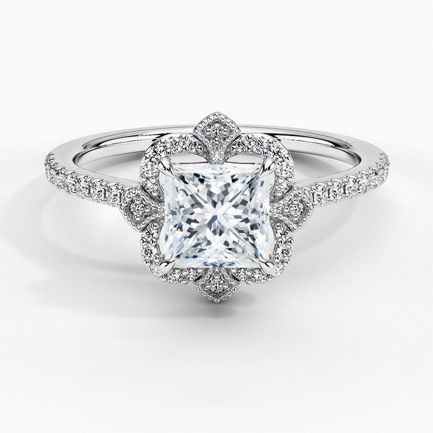 Rasica Princess Lab Grown Diamond Engagement Ring