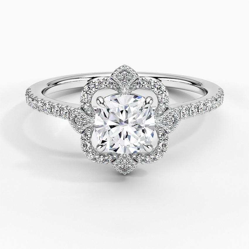 Rasica Cushion Lab Grown Diamond Engagement Ring