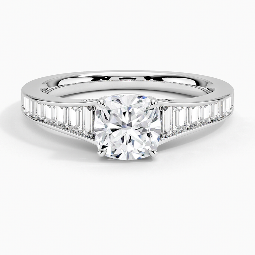 Anamica Cushion Lab Grown Diamond Engagement Ring