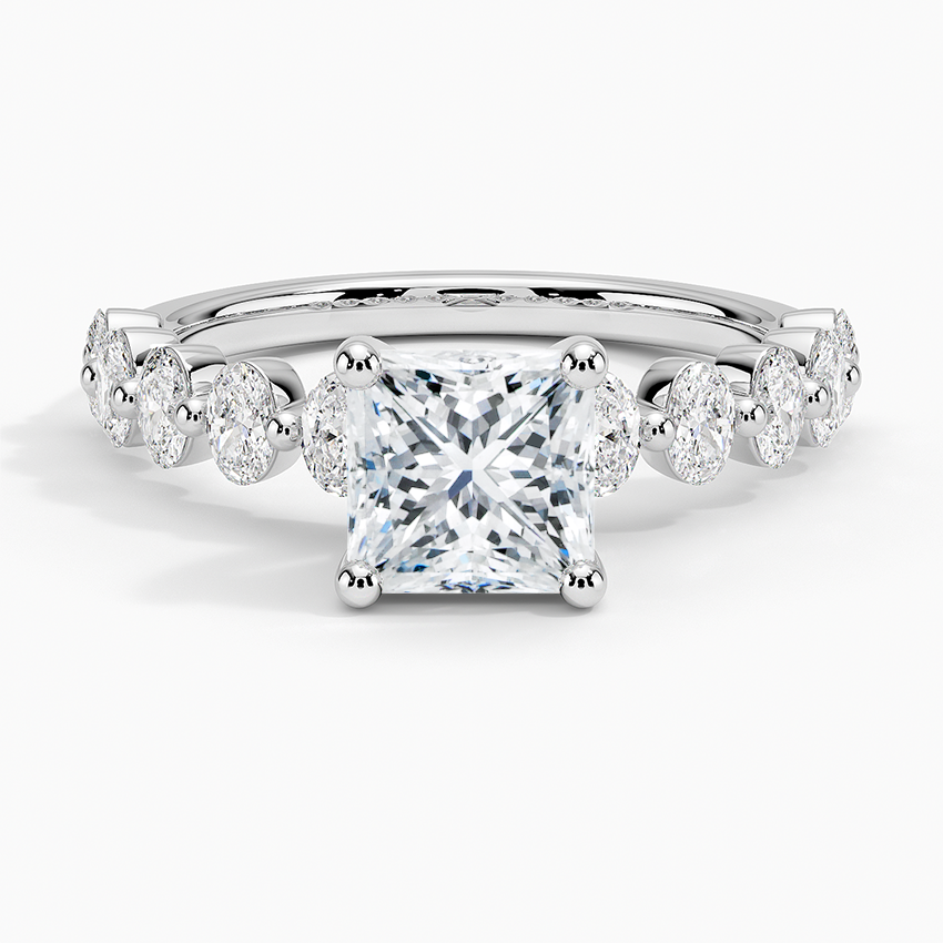 Elvaan Princess Lab Grown Diamond Engagement Ring