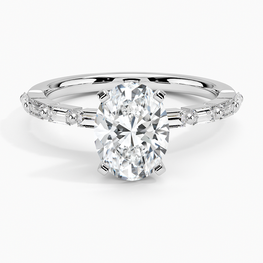 Barica Oval Lab Grown Diamond Engagement Ring