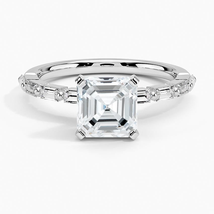 Barica Asscher Lab Grown Diamond Engagement Ring