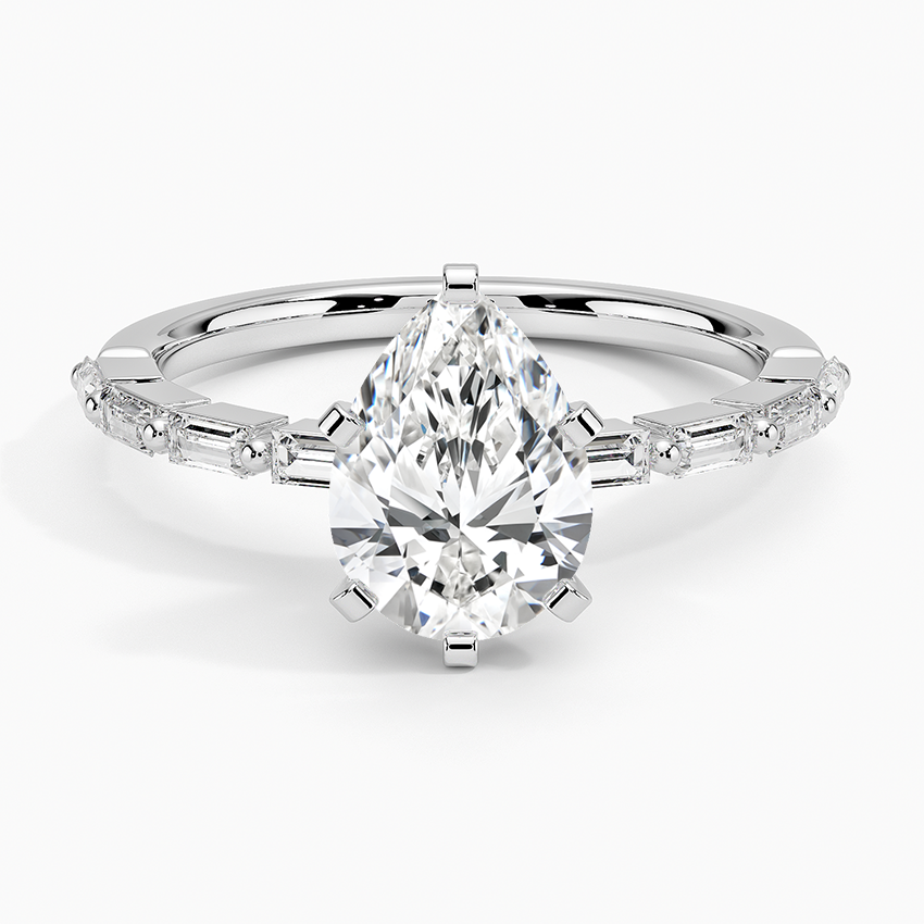 Barica Pear Lab Grown Diamond Engagement Ring