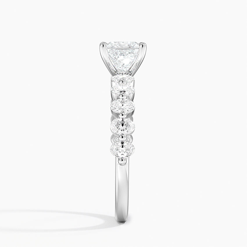 Elvaan Princess Lab Grown Diamond Engagement Ring