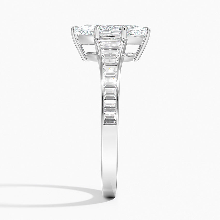 Anamica Marquise Lab Grown Diamond Engagement Ring