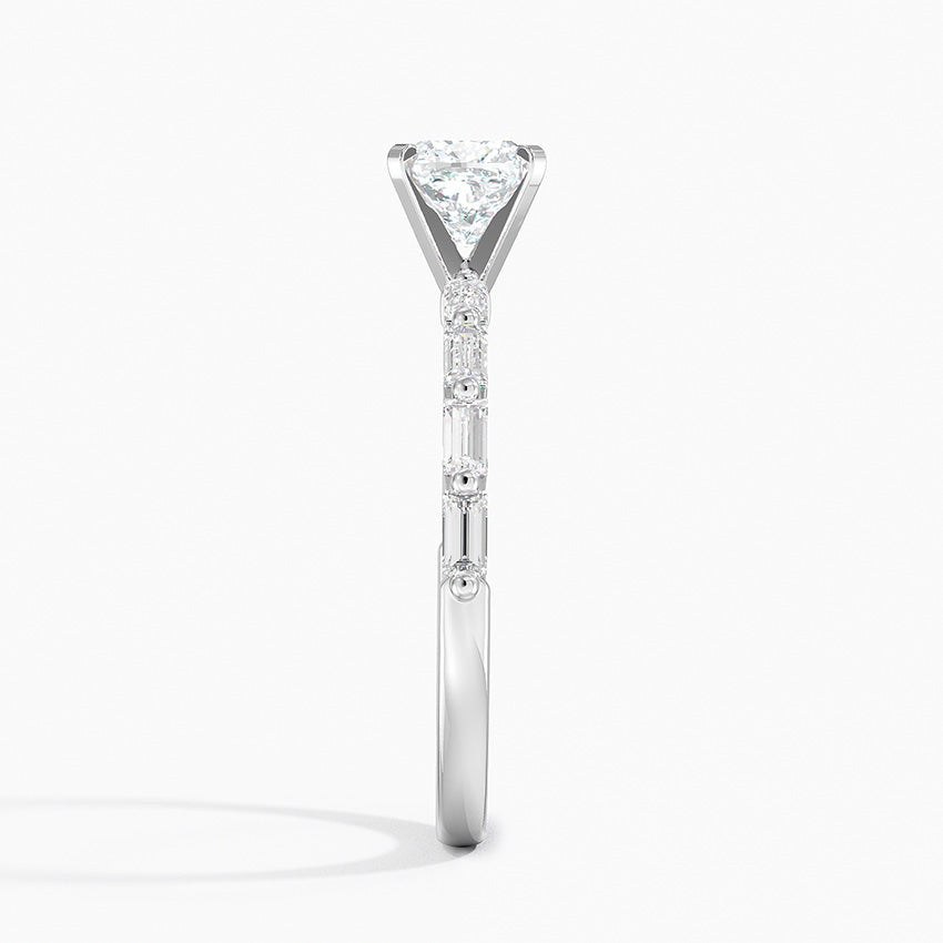 Barica Cushion Lab Grown Diamond Engagement Ring