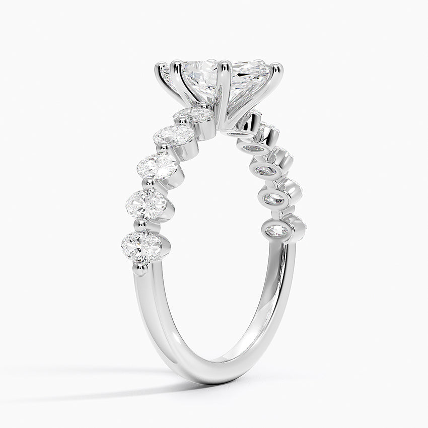 Elvaan Marquise Lab Grown Diamond Engagement Ring