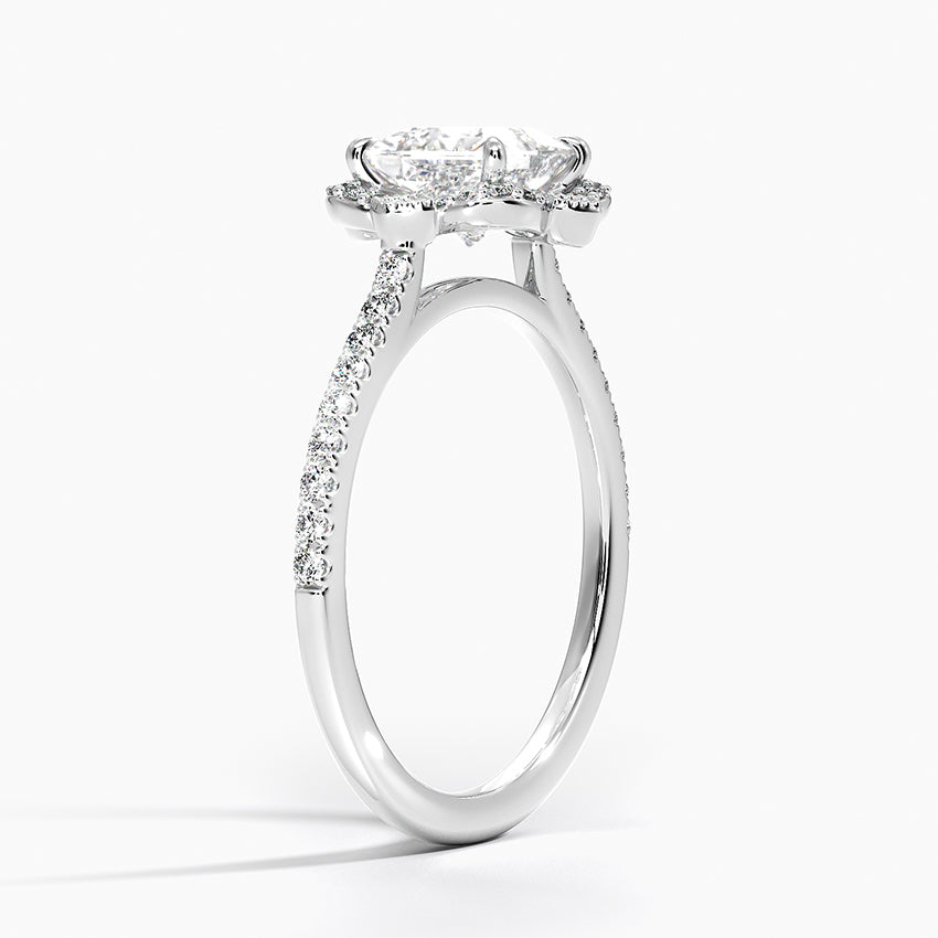 Rasica Princess Lab Grown Diamond Engagement Ring