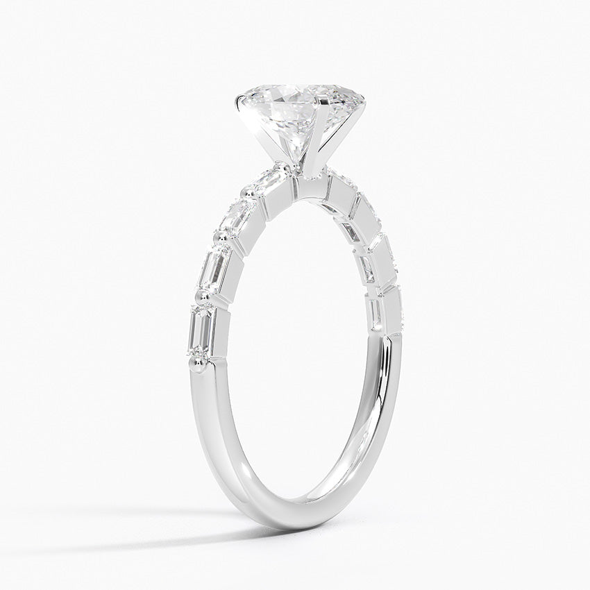 Barica Oval Lab Grown Diamond Engagement Ring