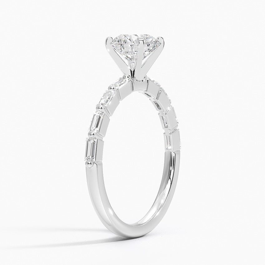 Barica Round Lab Grown Diamond Engagement Ring