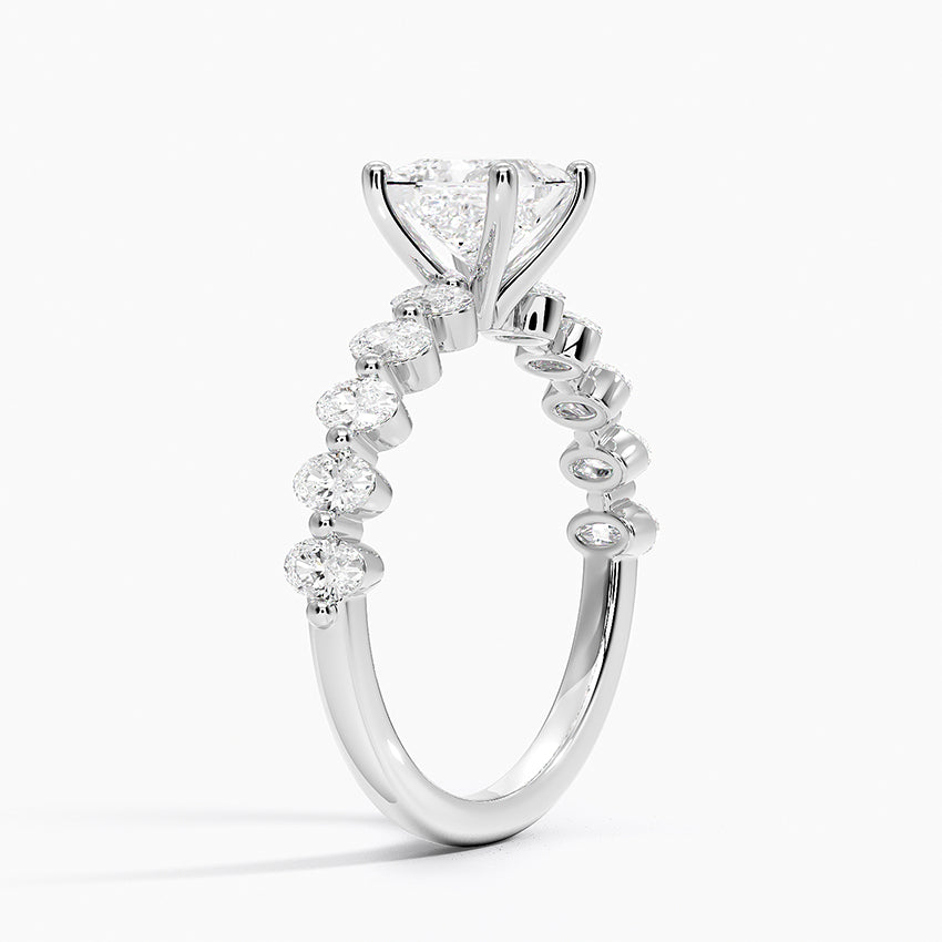 Elvaan Princess Lab Grown Diamond Engagement Ring