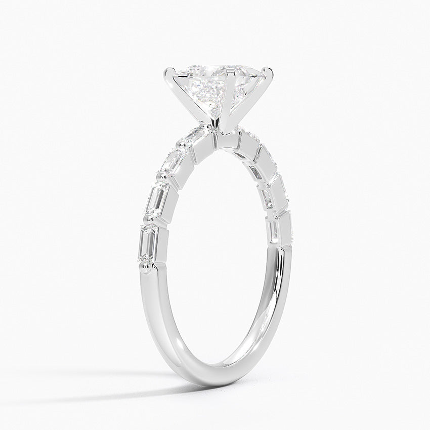 Barica Princess Lab Grown Diamond Engagement Ring