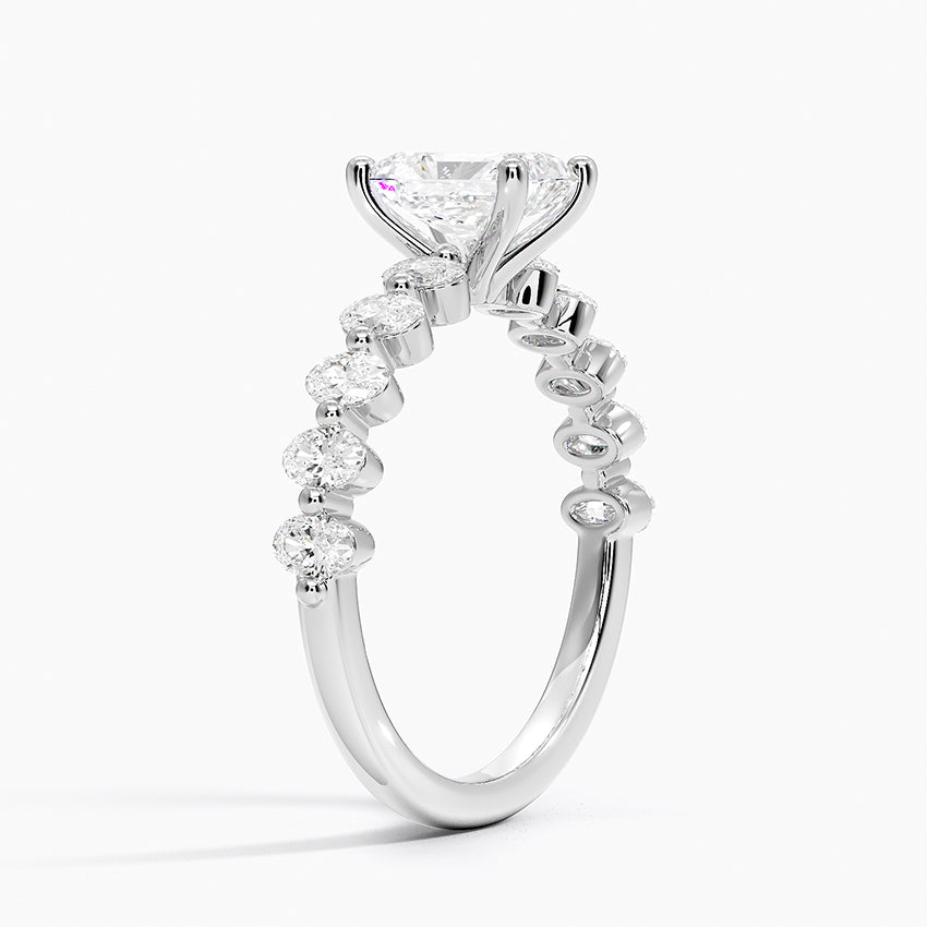 Elvaan Radiant Lab Grown Diamond Engagement Ring